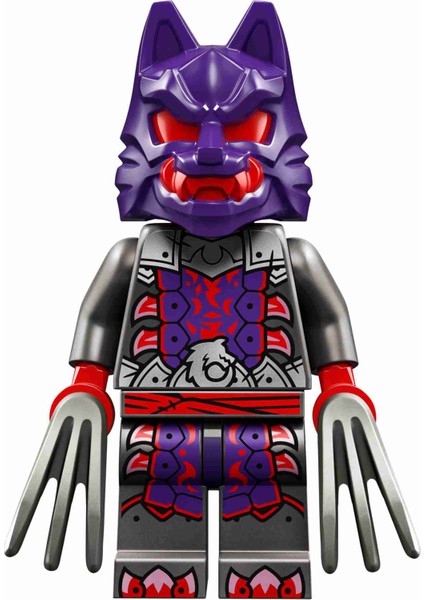 Ninjago - Wolf Mask Warrior - Dark Purple And Red Mask Orijinal Minifigür fiyatları