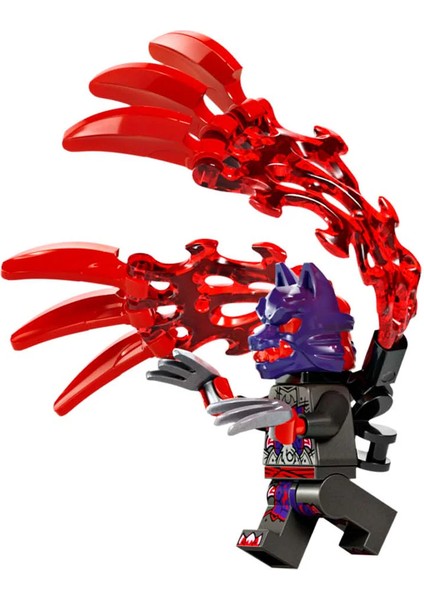 Ninjago - Wolf Mask Warrior + Hand + Energy Claws Orijinal Minifigür