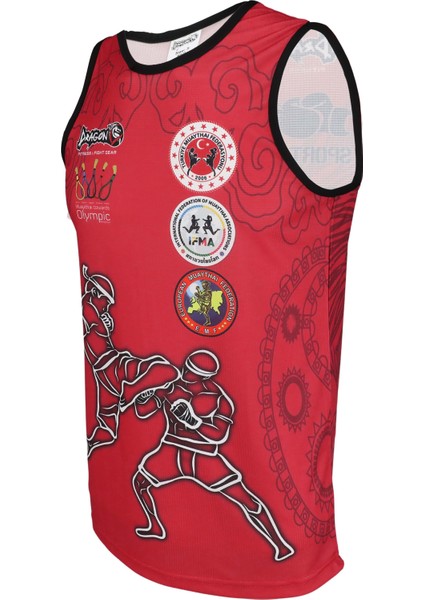 45759 Dijital Baskılı Muaythai Atleti