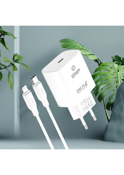 Gnp 20W Pd Lightning Kablo ve Şarj Cihazı
