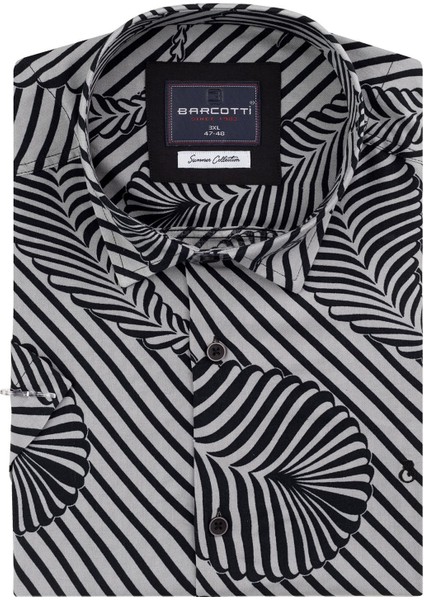 Erkek Büyük Beden 118-191 Kilo Arası Için Uygun Kısa Kollu Cepsiz Viscon Gömlek fiyatları