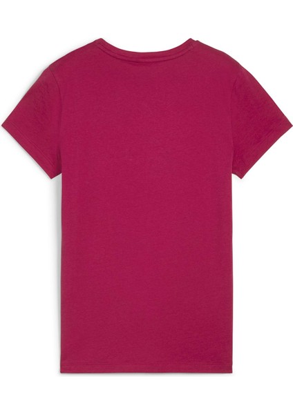 Ess Logo Tee Kadın Kırmızı Tişört 58677552
