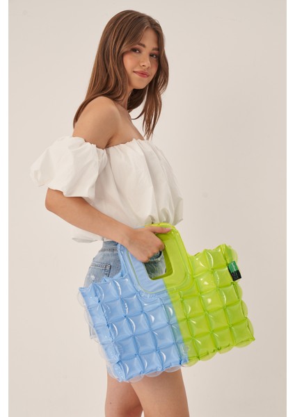 Shoping Bag Kadın El Çantası L Double Chic 1167CP+PK