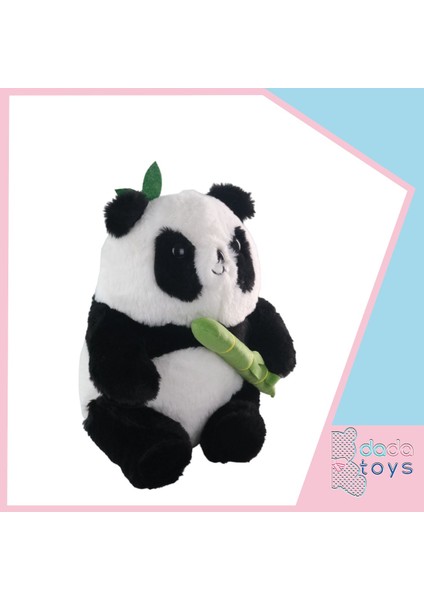 Dada Toys Panda Peluş Bambu Uyku Arkadaşi 30 cm Siyah - Beyaz 12