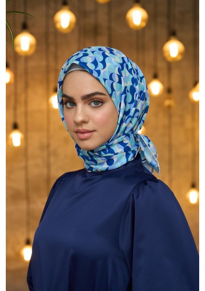 Yaz Işıltısı Koleksiyonu Soft Eşarp Baby Blue Mavi 1185-15