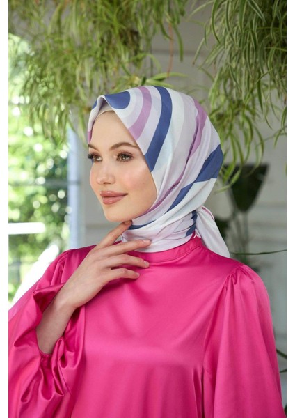 Yaz Işıltısı Koleksiyonu Soft Eşarp Mavi Pudra 1183-08
