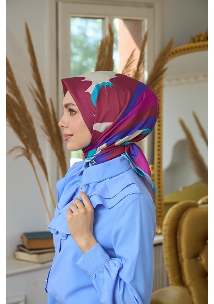 Yaz Işıltısı Koleksiyonu Soft Eşarp Nar Çiçeği Pembe 1189-09