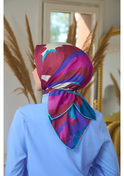 Yaz Işıltısı Koleksiyonu Soft Eşarp Nar Çiçeği Pembe 1189-09