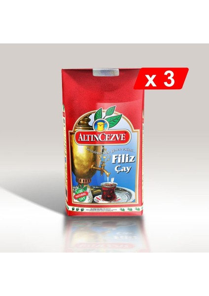 Filiz Siyah Dökme Çay 1 kg 3lü Paket