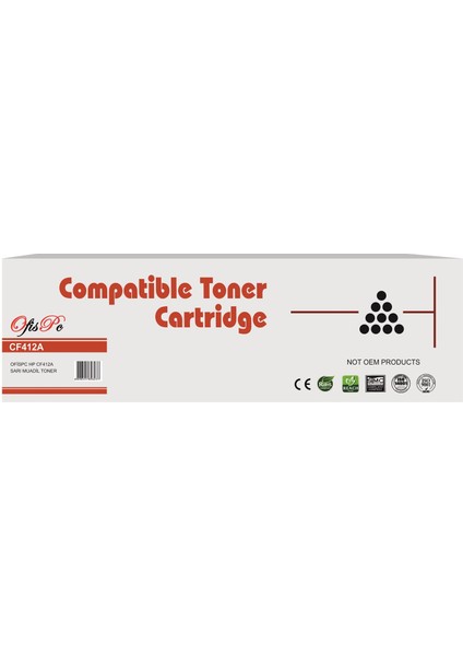 Hp 410A-CF412A Sarä± Muadil Toner