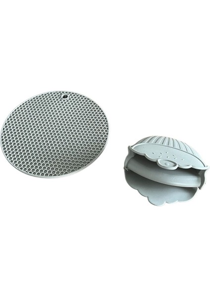 Isıya Dayanıklı Kaymaz Silikon Nihale Yanmaz Tutamaç Ikili Set