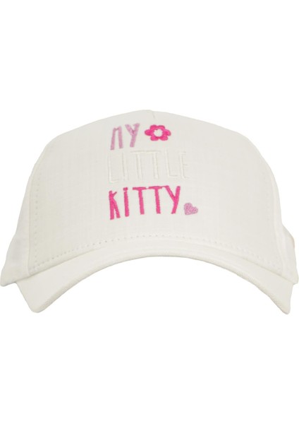 Kitti Y24240-10 Kız Çocuk 4-8 Yaş Pamuk Şapka