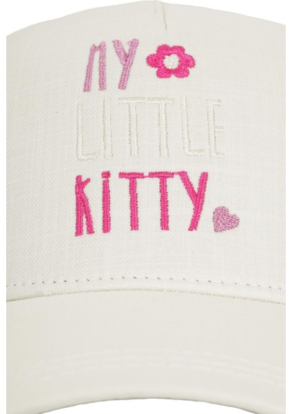 Kitti Y24240-10 Kız Çocuk 4-8 Yaş Pamuk Şapka