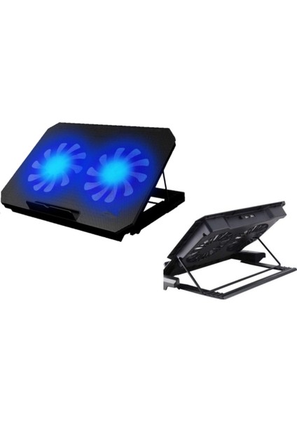 HDX4252 Oyuncu Gaming Laptop Soğutucu Stand Cooler 2x 14CM Fan