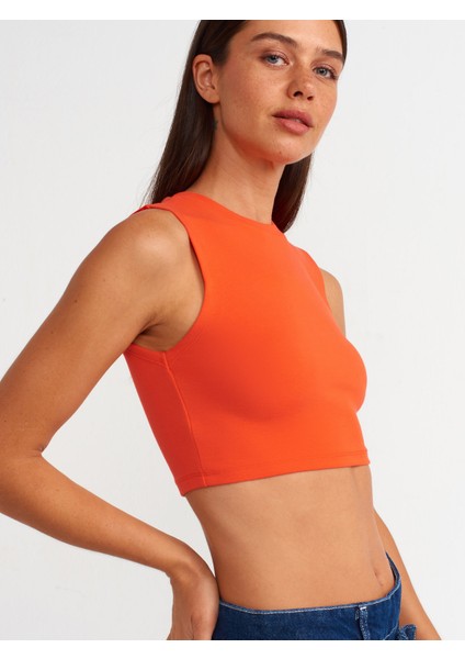 30125 Crop Top-Kırmızı