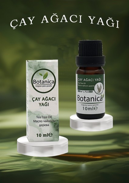 2'li Cilt ve Yüz Bakım Seti Jojoba Yağı - Çay Ağacı Yağı 10 ml x 2 20 ml