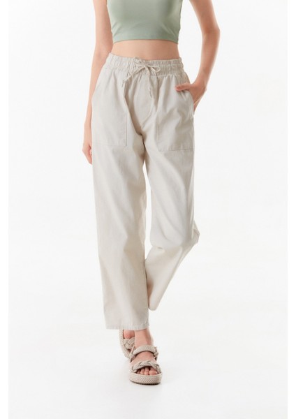Beli Lastikli Gabardin Pantolon