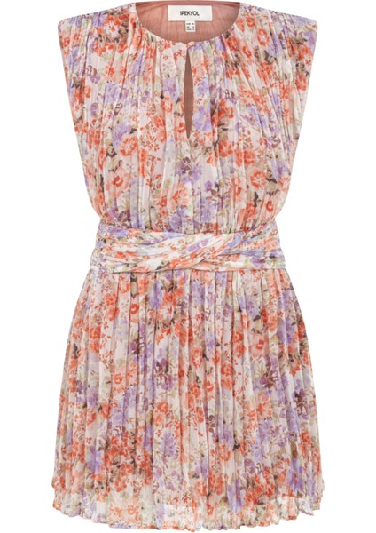 Desenli Vatkalı Elbise modelleri