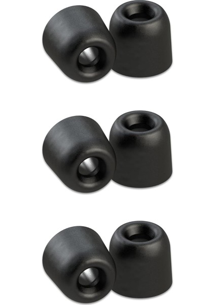 Foam TX-167 Izolasyon Plus Sennheiser Kulaklık Ucu (S) - 3 Çift, Siyah