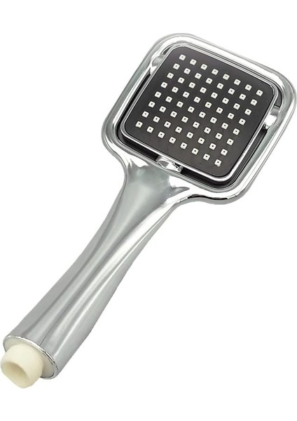 El Duşu Kare Siyah Su Tasarruflu Mono Su Akışı Tepe Duşu El Duş Başlığı Banyo Duşu Ekonomik