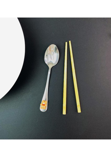 Kutulu Chopstick ve Kaşık Set