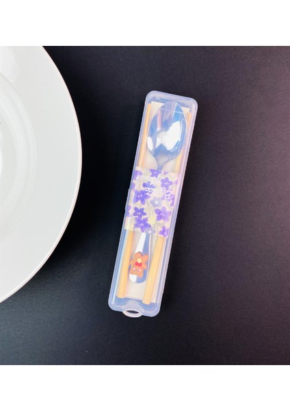 Kutulu Chopstick ve Kaşık Set