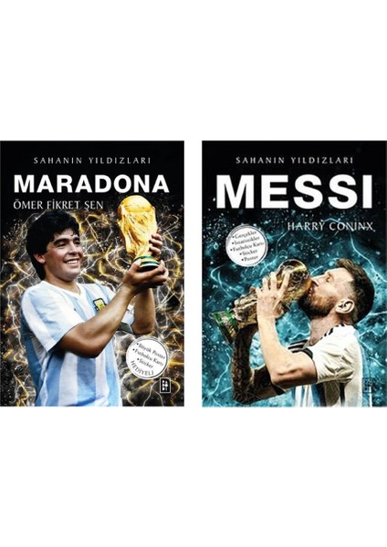 Sahanın Yıldızları Messi – Maradona 2 Kitap