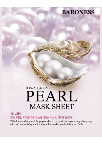 Pearl Mask Sheet Incı Özlü Kağıt Maske (5 Adet)