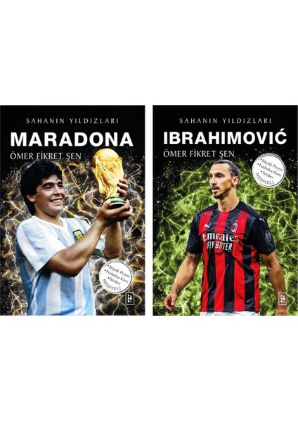 Sahanın Yıldızları Maradona - Ibrahimovic 2 Kitap