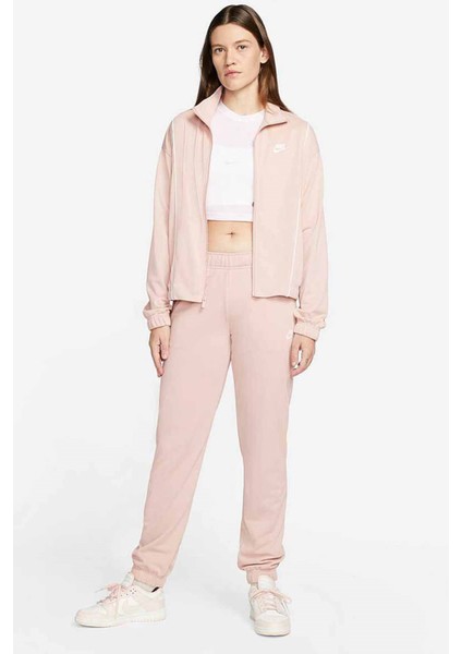 W Essntl Pqe Trk Suit Kadın Eşofman Takım DD5860-601-PEMBE