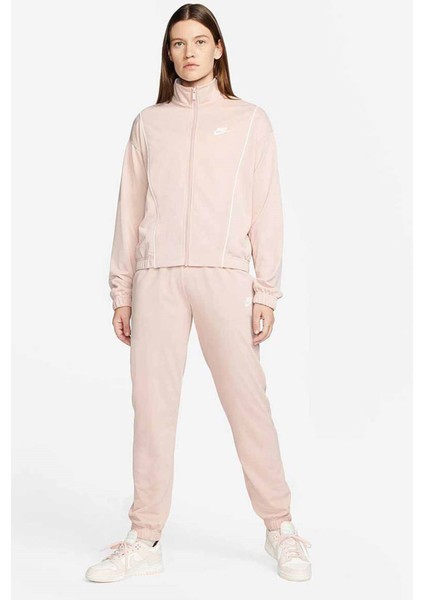 W Essntl Pqe Trk Suit Kadın Eşofman Takım DD5860-601-PEMBE