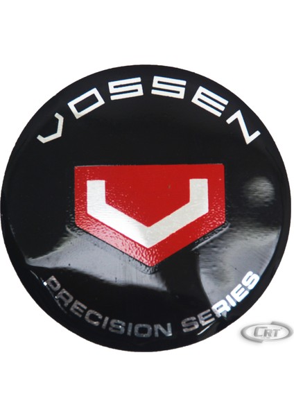 Jant Göbek Arma Vossen Black Sticker 4'lü Set