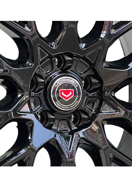Jant Göbek Arma Vossen Black Sticker 4'lü Set fiyatları