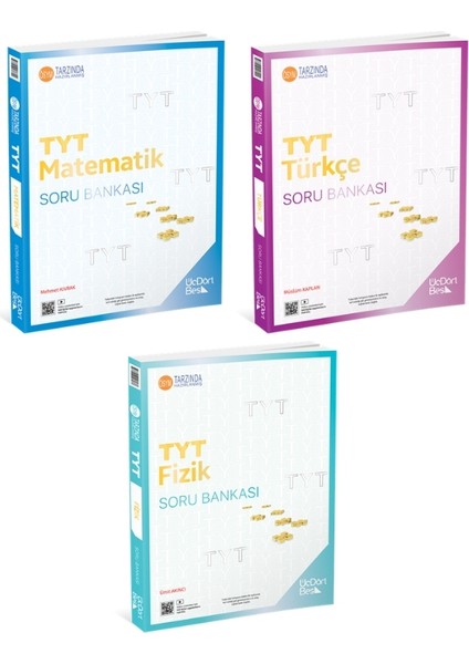 345 Türkçe+Matematik+Fizik Tyt Soru Bankaları