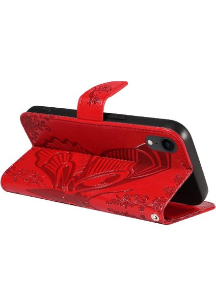 IPhone Xr Yüksek Kaliteli Deri Kredi Kartı Yuvası El ile Flip Case (Yurt Dışından)