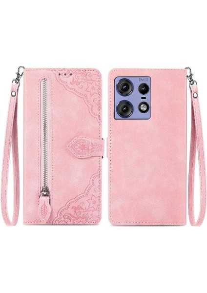 Motorola Kenar 50 Pro Çoklu Kart Yuvası Iş Cüzdan Flip Case (Yurt Dışından)