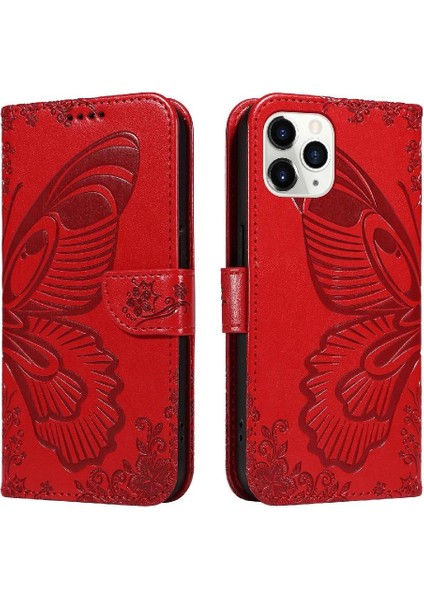 Kredi Kartı Yuvası ile IPhone 11 Pro Max Için Flip Case Ayrılabilir El Yüksek (Yurt Dışından)