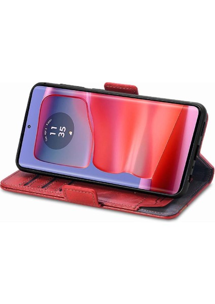 Motorola Edge 50 Pro Cüzdan Ekleme Çok Renkli Çoklu Kart Için Flip Case (Yurt Dışından)