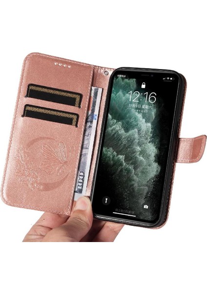 Kredi Kartı Yuvası ile IPhone 11 Pro Max Için Flip Case Ayrılabilir El Yüksek (Yurt Dışından)