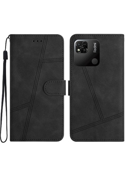 Xiaomi Redmi 9c Için Flip Case Cüzdan Pu Deri Kart Yuvaları Tutucu Manyetik (Yurt Dışından)