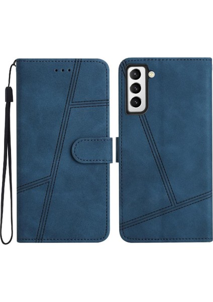 Samsung Galaxy S21 Artı Tam Koruma Bilek Kayışı Flip Pu Için Flip Case (Yurt Dışından)
