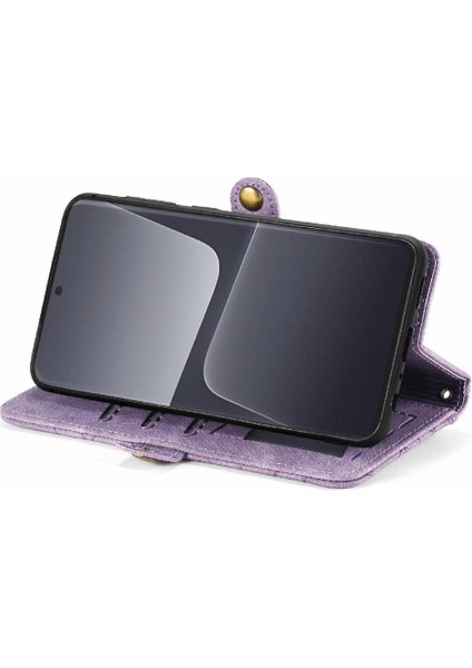 Xiaomi 13 Için Flip Case Darbeye Kapak Kılıf Basit Cüzdan (Yurt Dışından)