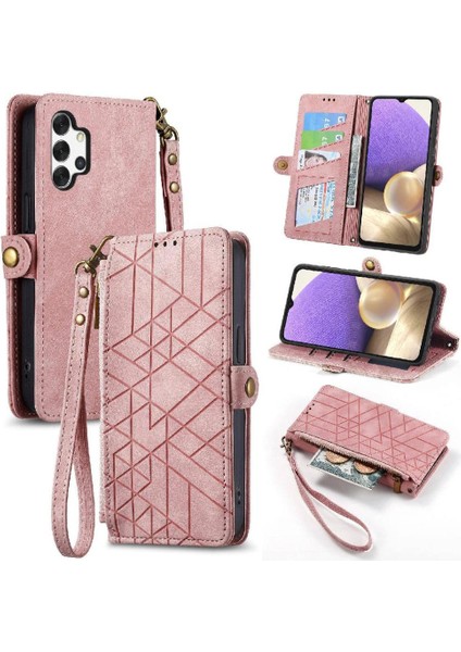 Samsung Galaxy A32 5g Için Flip Case Deri Kılıf Darbeye Cüzdan Flip (Yurt Dışından)