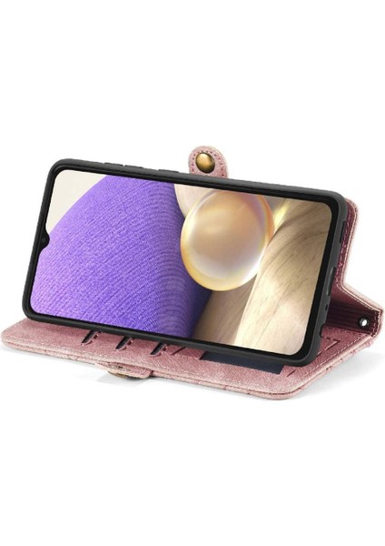 Samsung Galaxy A32 5g Için Flip Case Deri Kılıf Darbeye Cüzdan Flip (Yurt Dışından)