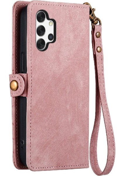 Samsung Galaxy A32 5g Için Flip Case Deri Kılıf Darbeye Cüzdan Flip (Yurt Dışından)