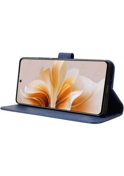 Oppo A3 Pro 5g Kickstand Kart Tutucu Manyetik Cüzdan Kapak Için Kılıf (Yurt Dışından)