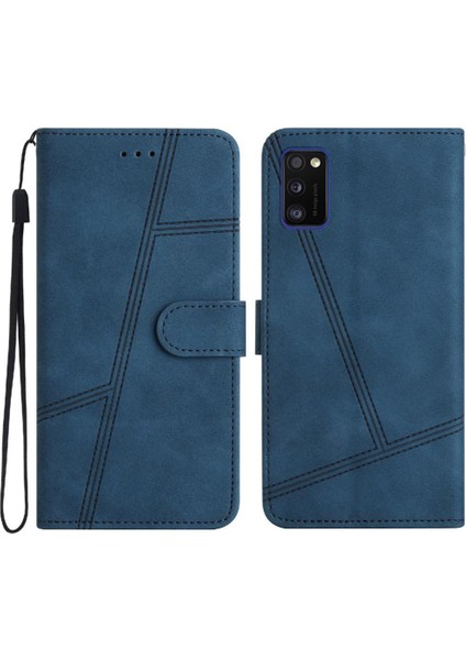 Samsung Galaxy Flip Cüzdan Pu Deri Tam Koruma Bilek Için Flip Case (Yurt Dışından)