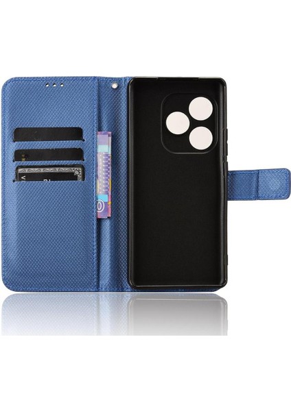 Realme Gt 6 Kickstand Kapak Kart Tutucu Manyetik Cüzdan Için Kılıf (Yurt Dışından)