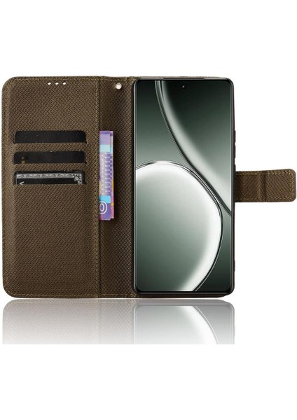 Realme Gt 6 Kickstand Kapak Kart Tutucu Manyetik Cüzdan Için Kılıf (Yurt Dışından)