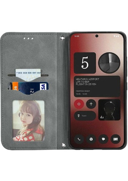 Nothing Flip Case Telefon 2A Darbeye Basit Iş Deri Çanta (Yurt Dışından) indirimleri
